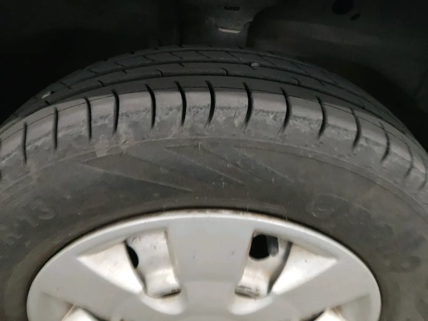 2018 Maruti Wagon R 1.0 LXI CNG, CNG, Manual, 96,655 km, tyre