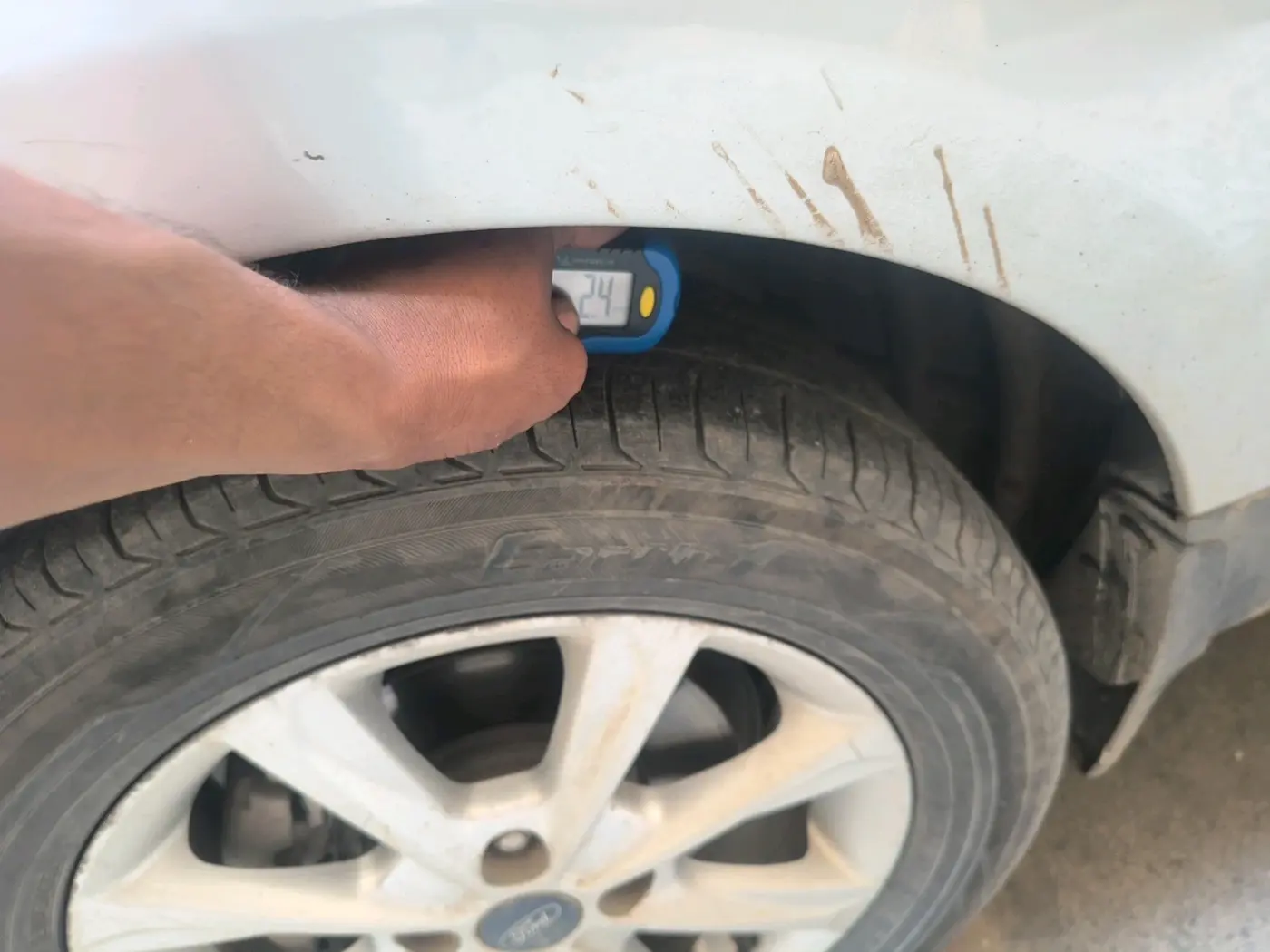 2018 Ford Ecosport TITANIUM 1.5L DIESEL, Diesel, Manual, 1,20,312 km, tyre