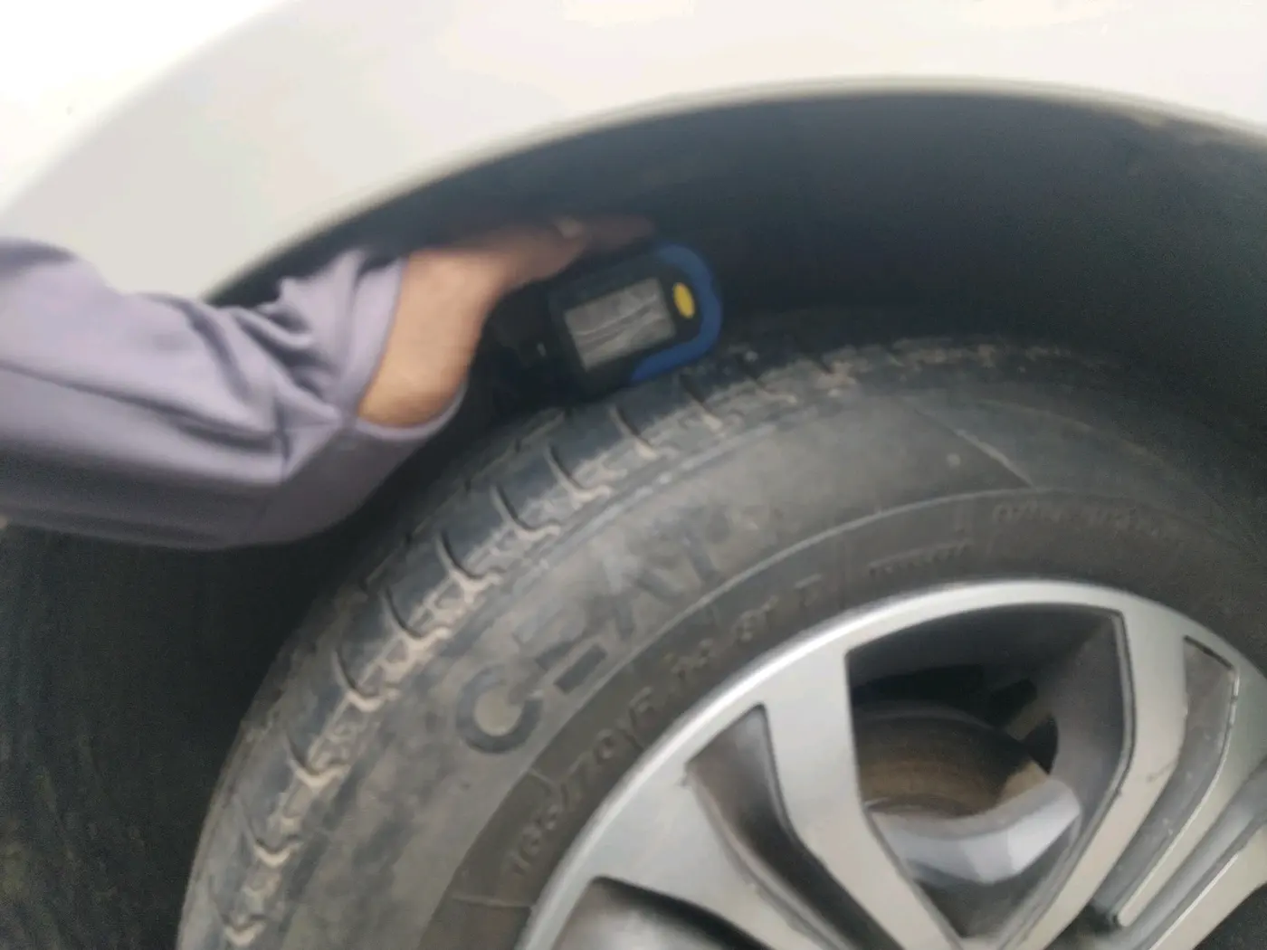 2024 Tata TIGOR XZ PLUS CNG, CNG, Manual, 55,007 km, tyre