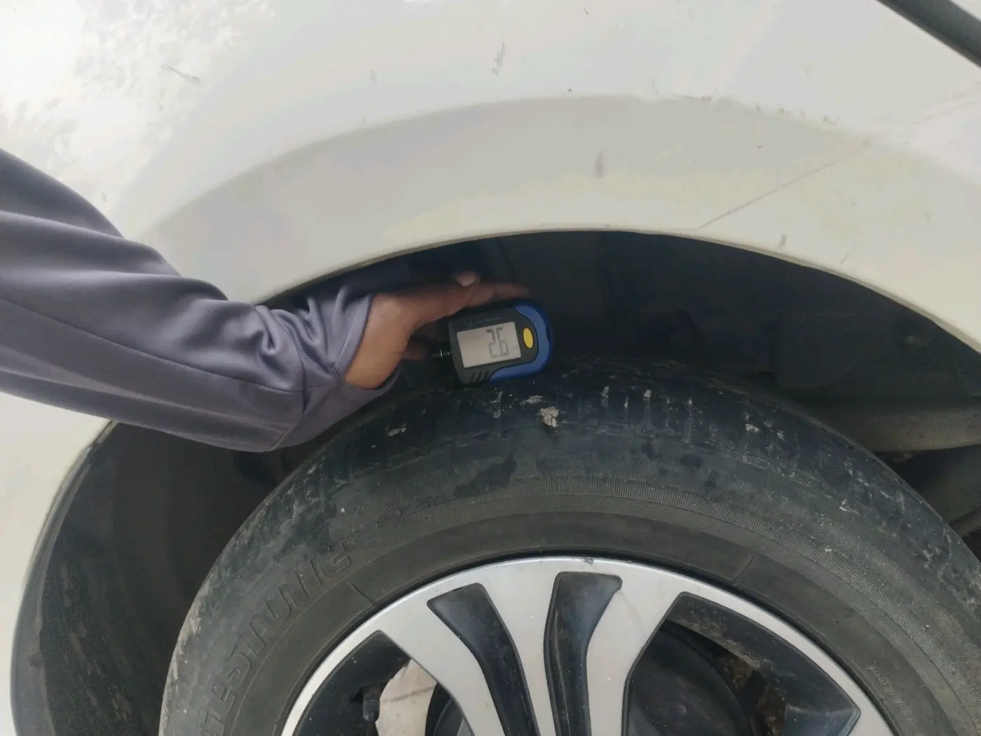 2024 Tata TIGOR XZ PLUS CNG, CNG, Manual, 55,007 km, tyre