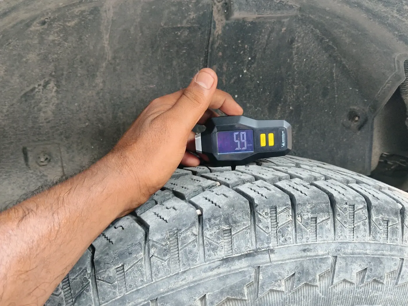2023 Mahindra Thar LX P 2WD AT HT, Petrol, Automatic, 35,856 km, tyre