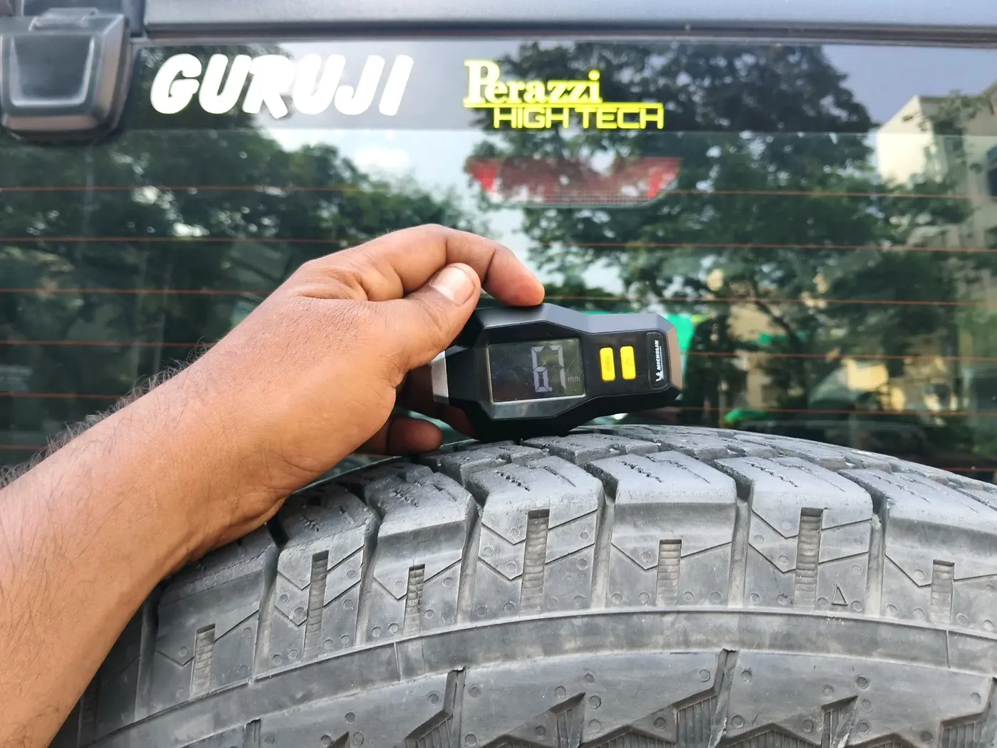 2023 Mahindra Thar LX P 2WD AT HT, Petrol, Automatic, 35,856 km, tyre