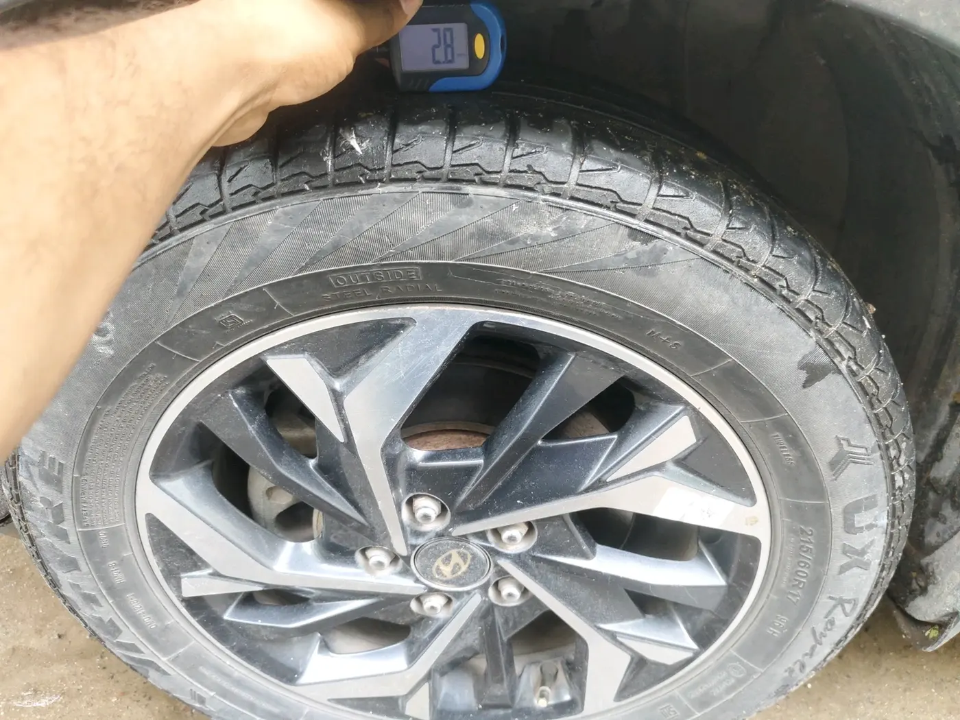2021 Hyundai Creta E 1.5 DIESEL, Diesel, Manual, 1,05,945 km, tyre