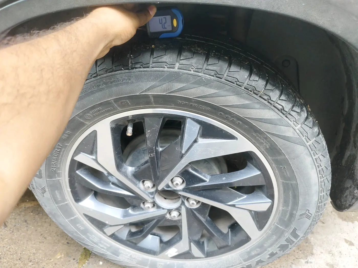 2021 Hyundai Creta E 1.5 DIESEL, Diesel, Manual, 1,05,945 km, tyre