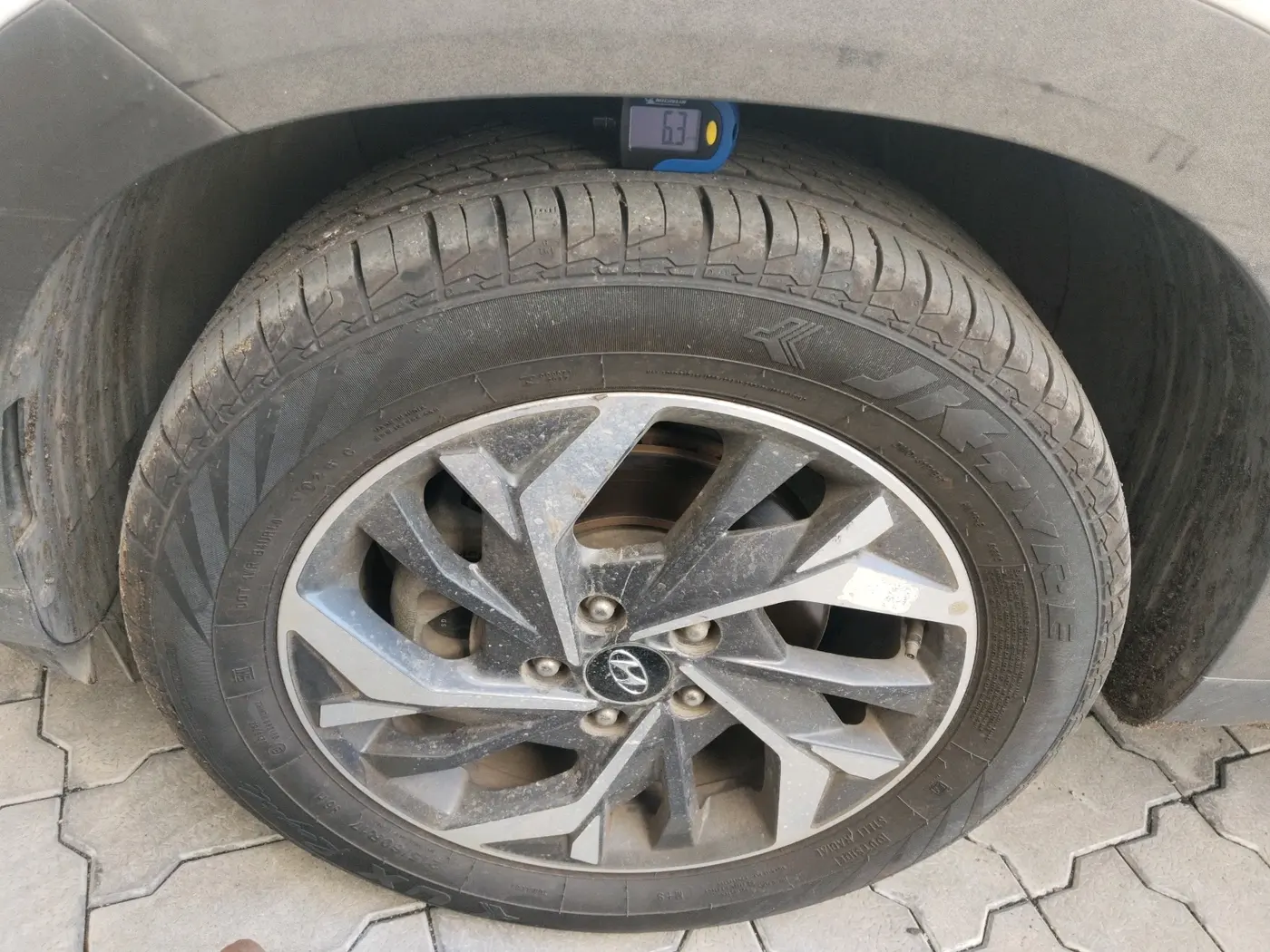 2023 Hyundai Creta SX (O) IVT 1.5 PETROL, Petrol, Automatic, 81,001 km, tyre