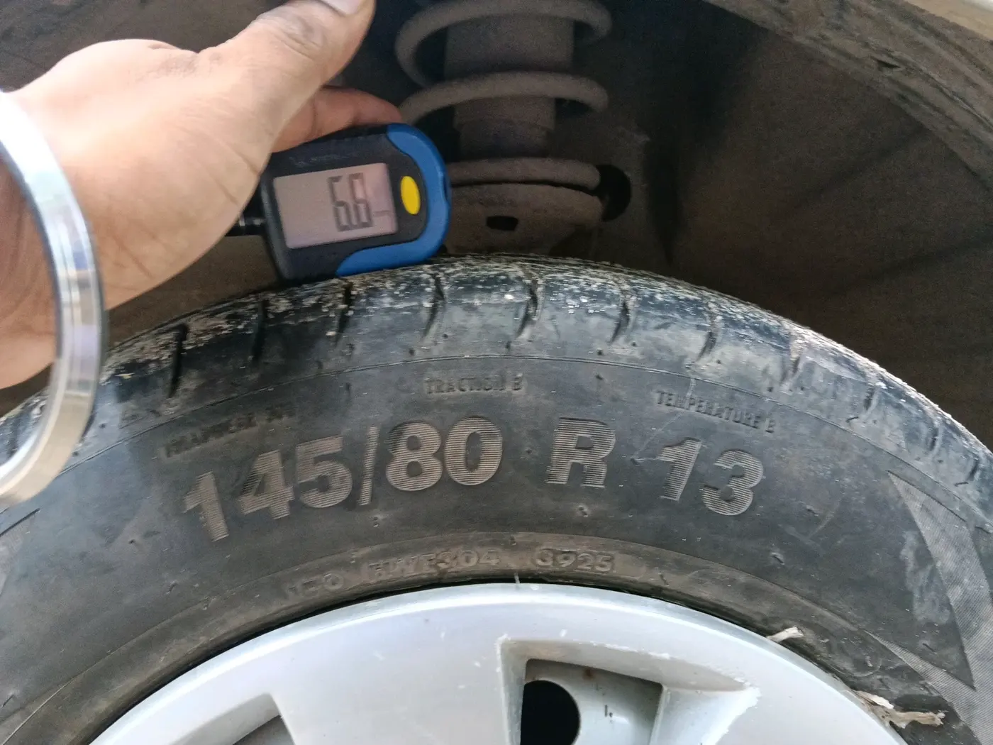2018 Maruti Wagon R 1.0 LXI CNG, CNG, Manual, 1,16,979 km, tyre