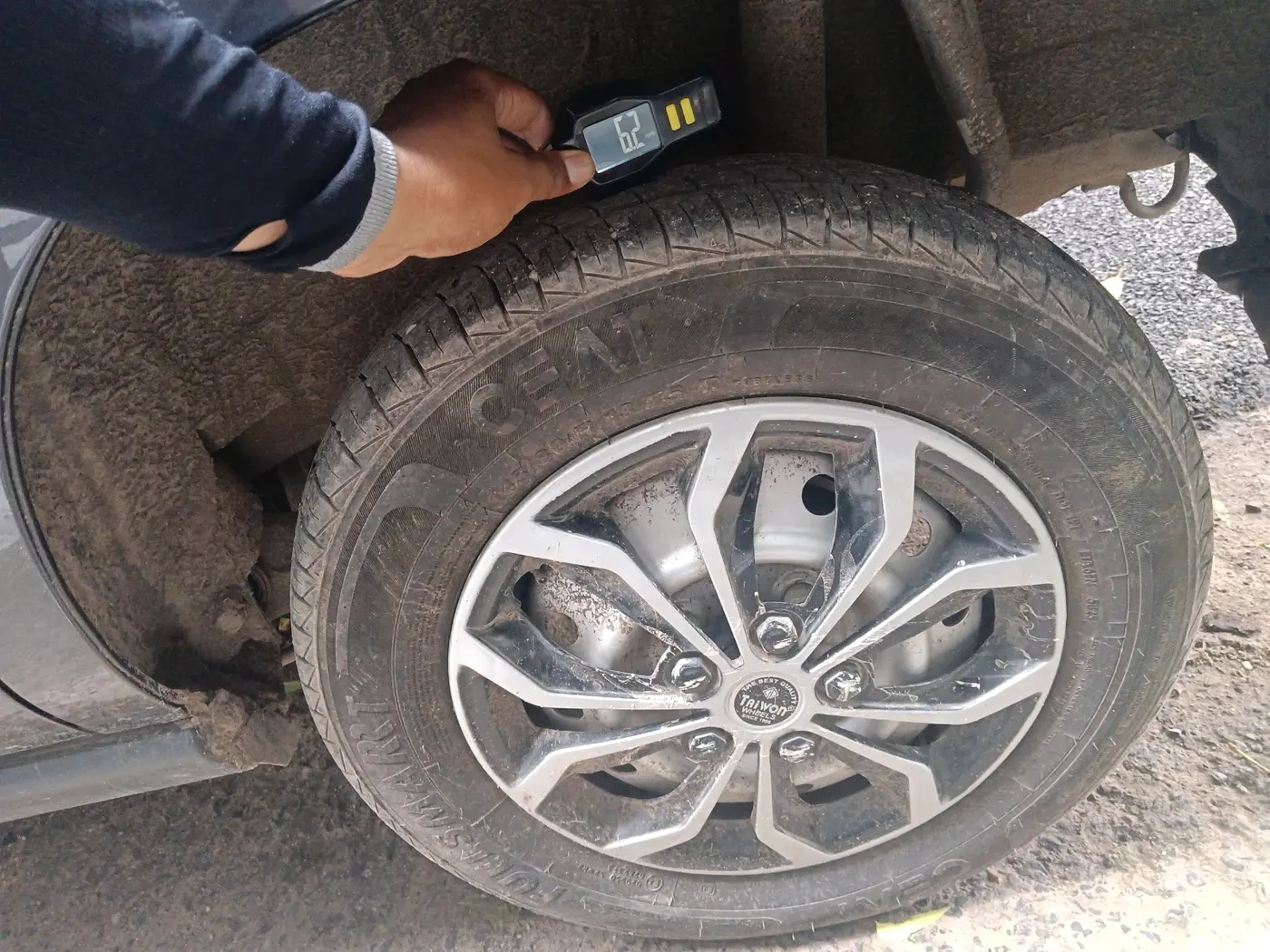 2025 Maruti S PRESSO LXI, Petrol, Manual, 7,020 km, tyre
