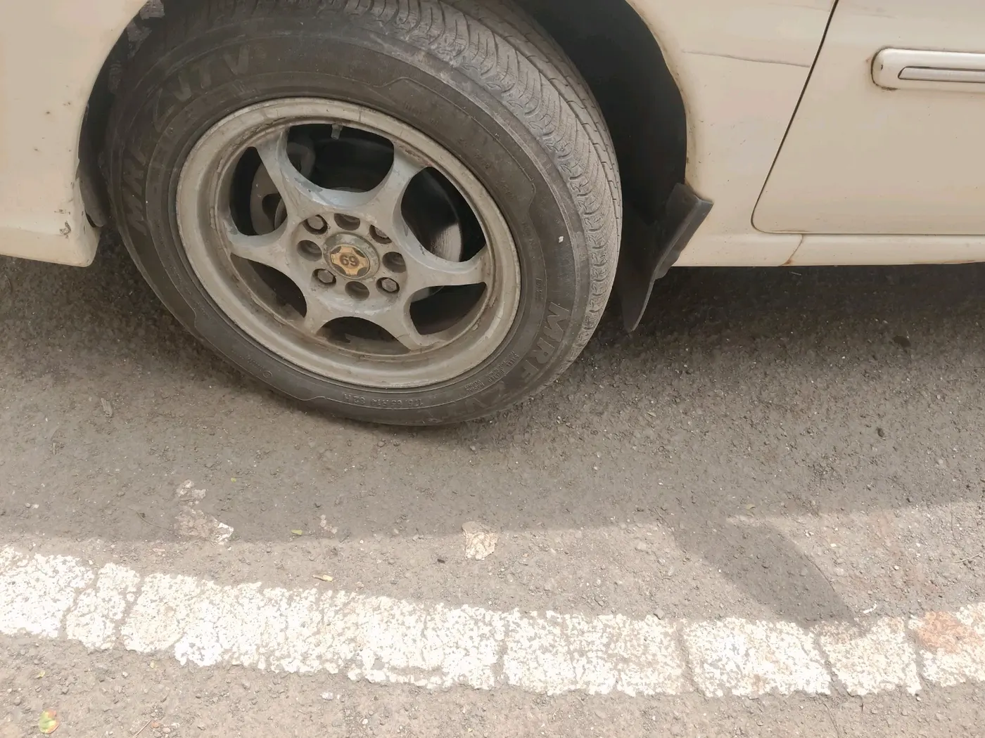 2012 Tata Indigo ECS GLS, Petrol, Manual, 45,523 km, tyre