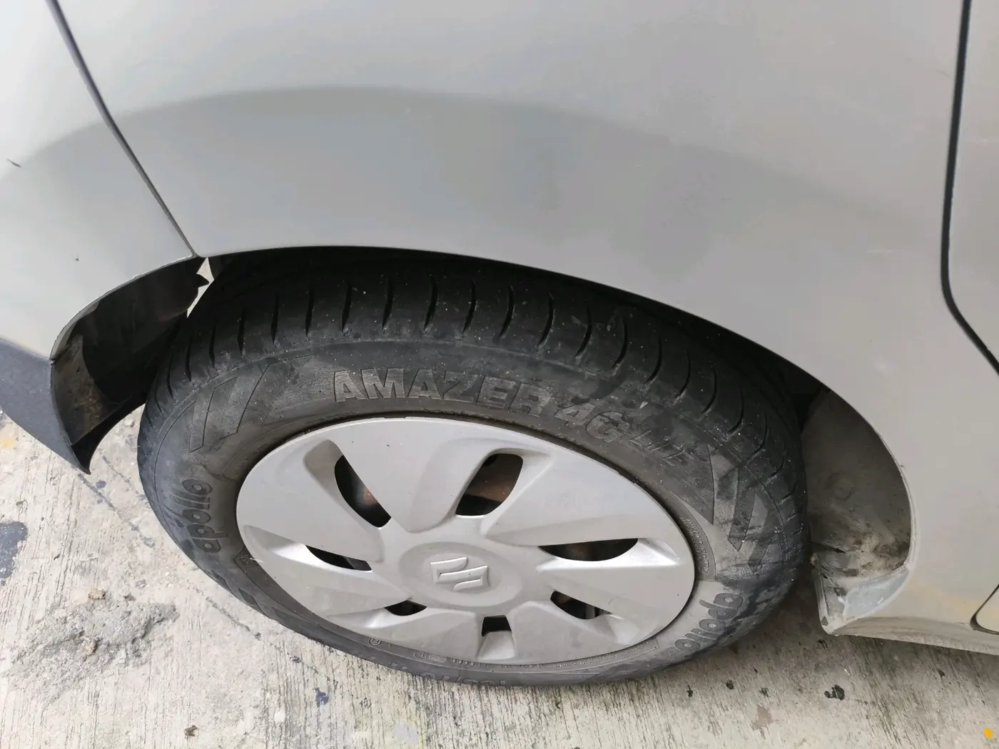 2014 Maruti Celerio VXI AMT, Petrol, Automatic, 55,064 km, tyre