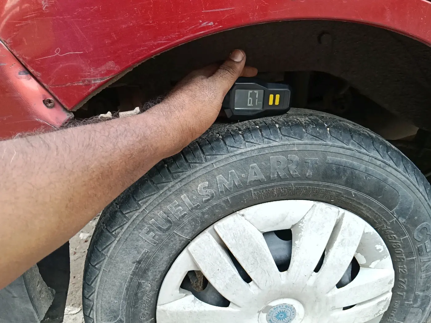2013 Maruti Alto 800 LXI, Petrol, Manual, 55,118 km, tyre