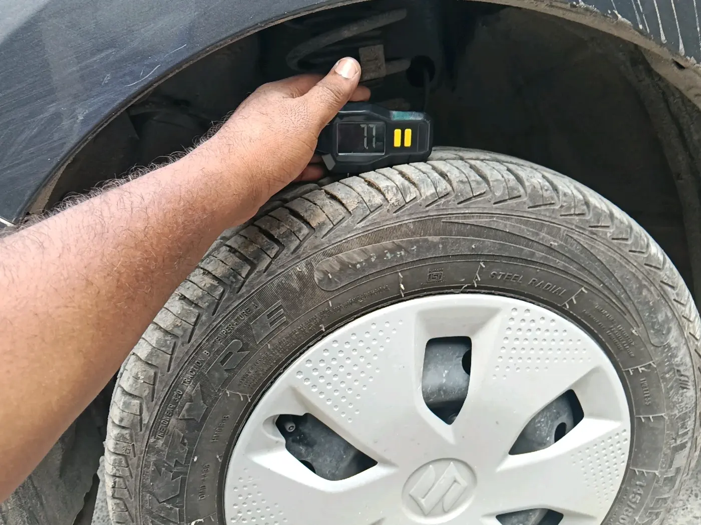 2024 Maruti Alto K10 VXi (O), CNG, Manual, 7,436 km, tyre