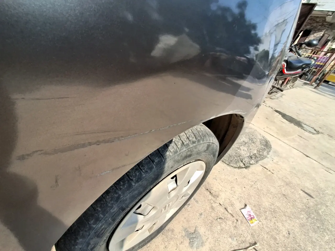2014 Maruti Wagon R 1.0 LXI CNG, CNG, Manual, 1,32,475 km, tyre
