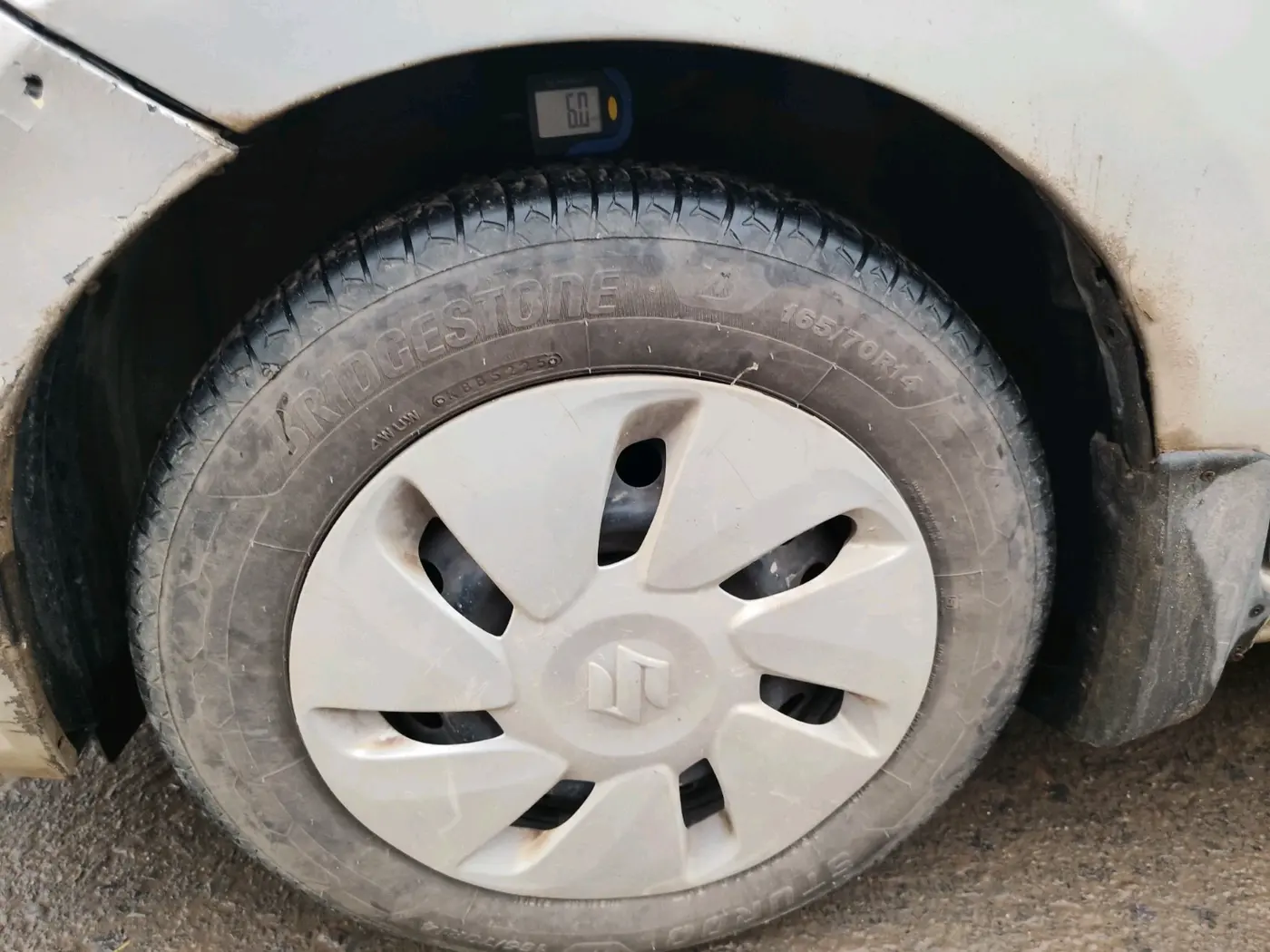 2019 Maruti Celerio VXI CNG, CNG, Manual, 92,808 km, tyre