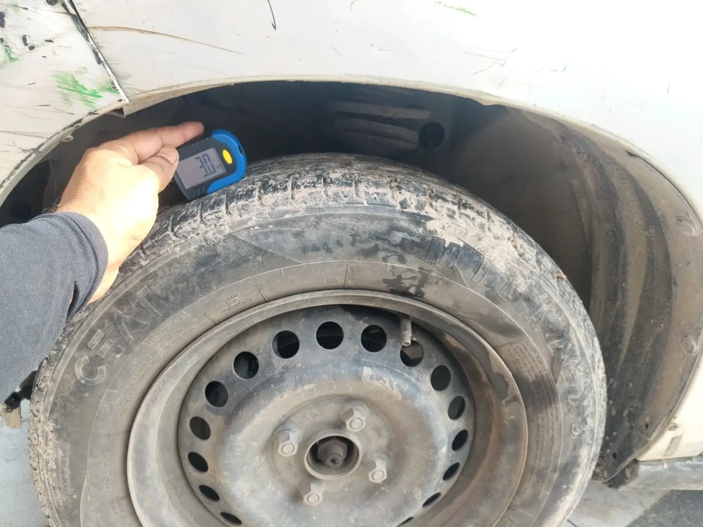 2022 Maruti S PRESSO VXI (O) CNG, CNG, Manual, 1,17,320 km, tyre