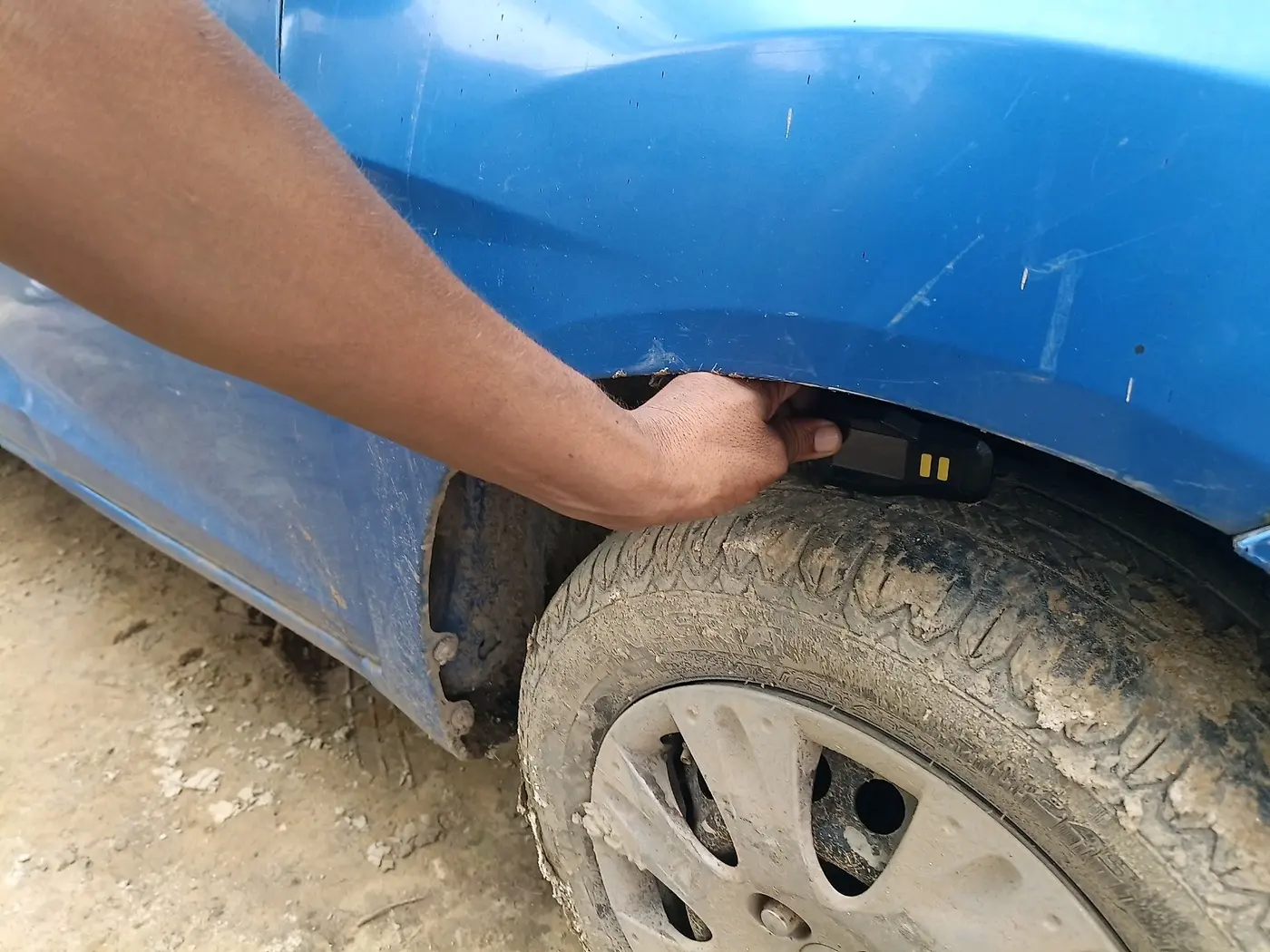 2012 Honda Brio S(O) MT, CNG, Manual, 79,054 km, tyre