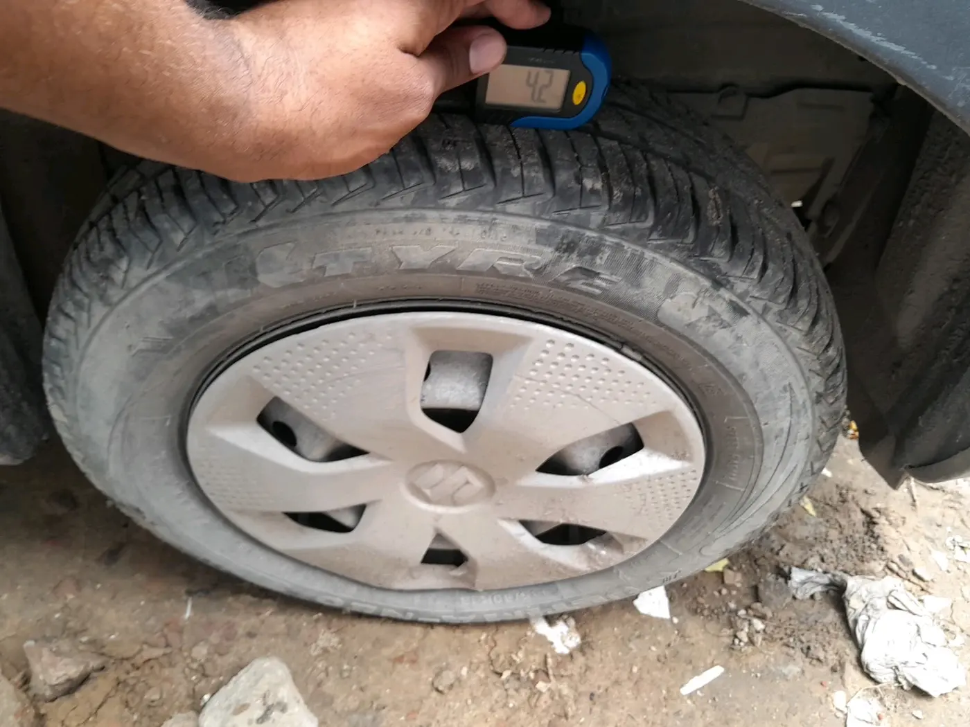 2023 Maruti Alto K10 VXI, Petrol, Manual, 46,126 km, tyre