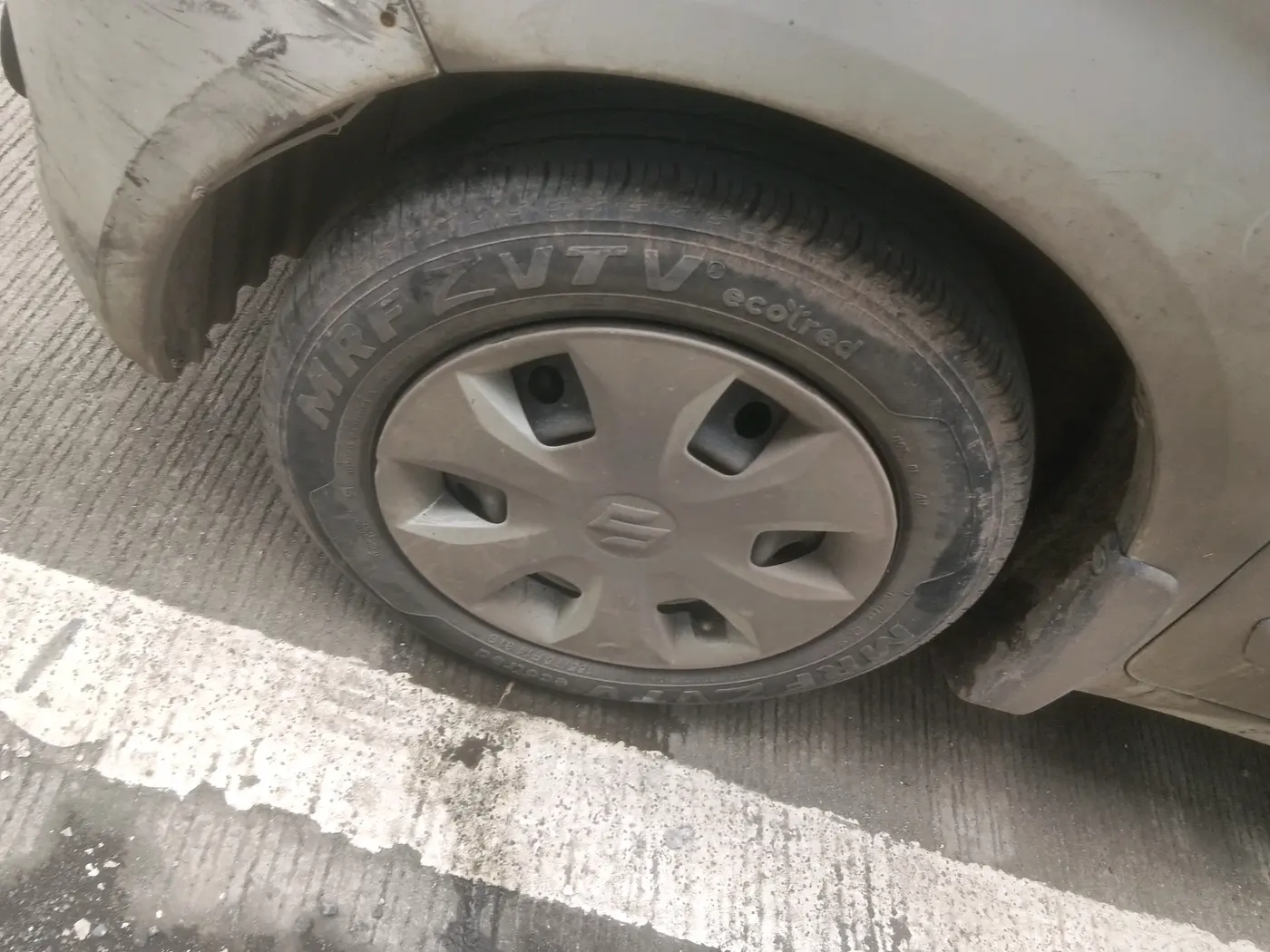 2022 Maruti New Wagon-R VXI CNG 1.0, CNG, Manual, 75,325 km, tyre