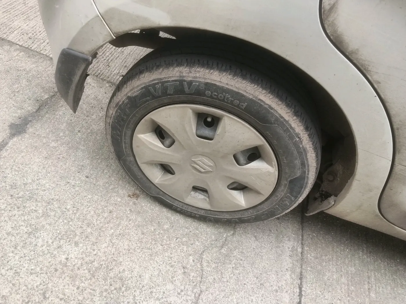 2022 Maruti New Wagon-R VXI CNG 1.0, CNG, Manual, 75,325 km, tyre