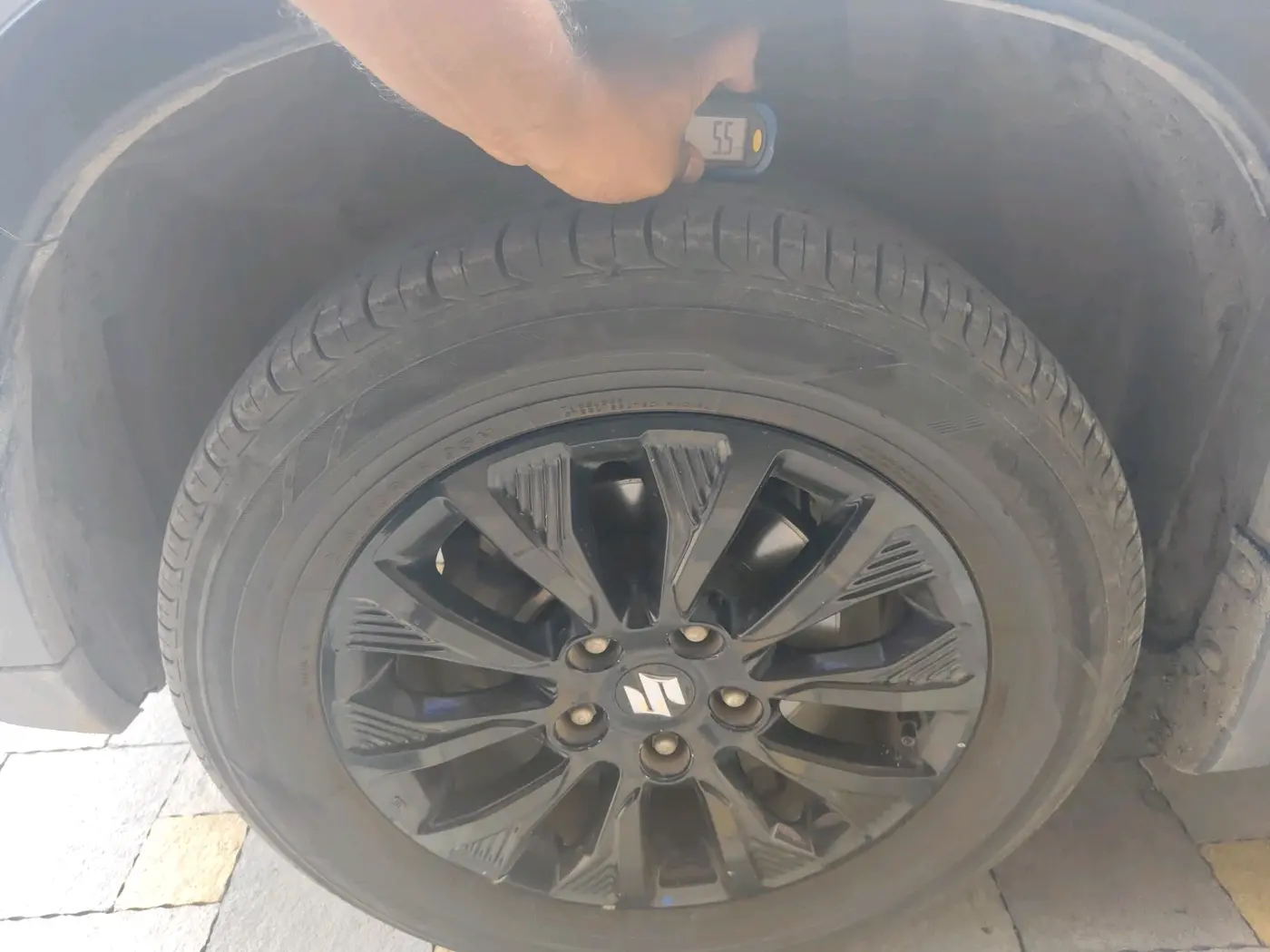 2021 Maruti Vitara Brezza ZXI, Petrol, Manual, 55,135 km, tyre