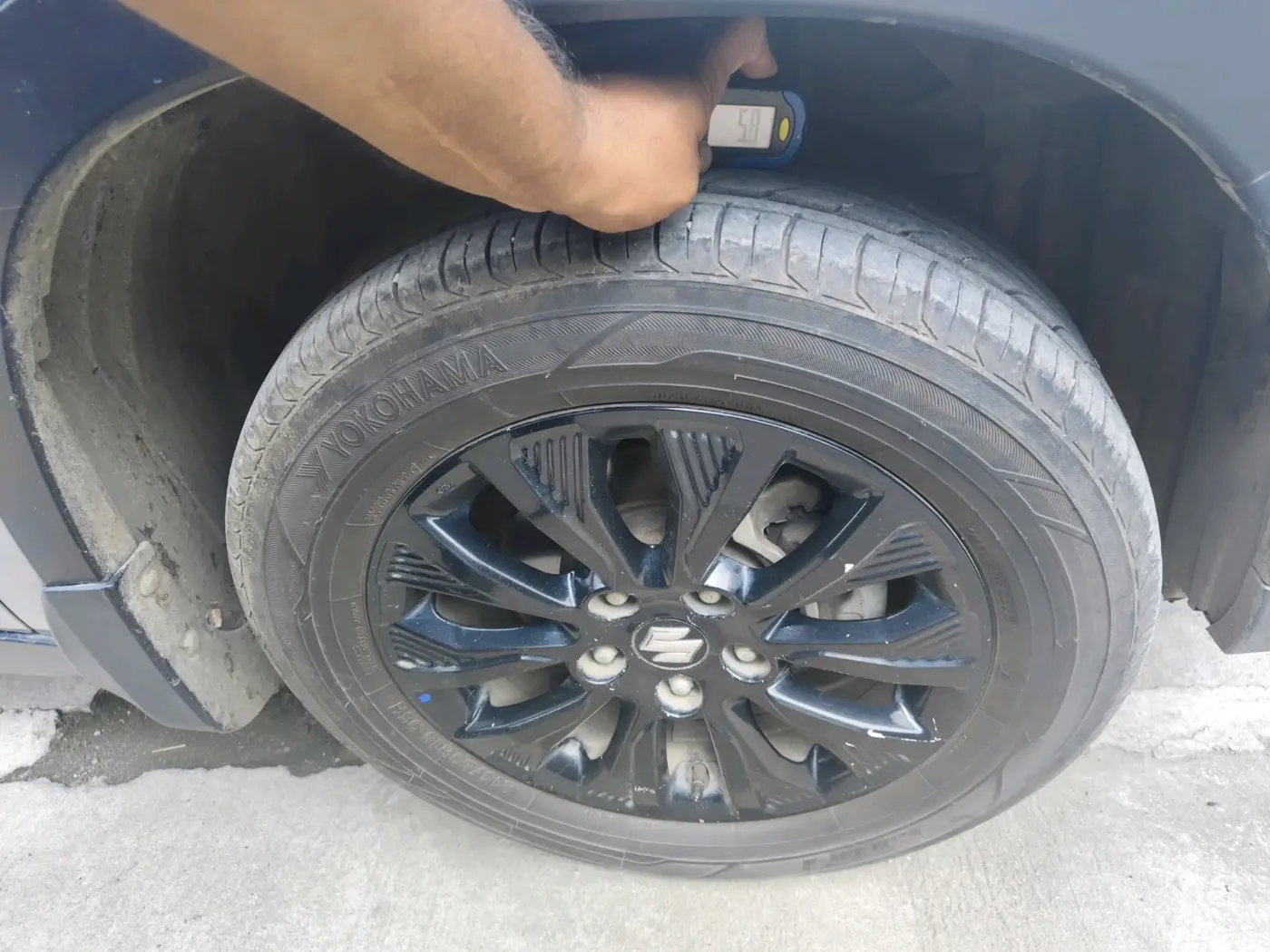 2021 Maruti Vitara Brezza ZXI, Petrol, Manual, 55,135 km, tyre