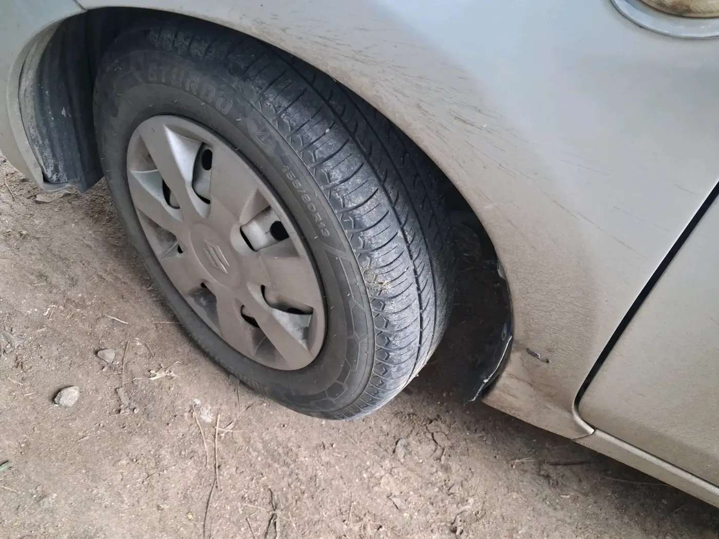 2014 Maruti Celerio LXI, Petrol, Manual, 1,50,754 km, tyre