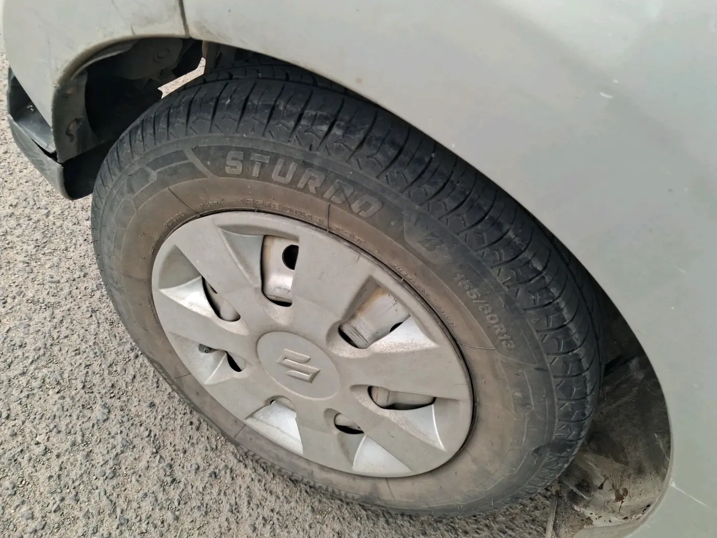 2014 Maruti Celerio LXI, Petrol, Manual, 1,50,754 km, tyre