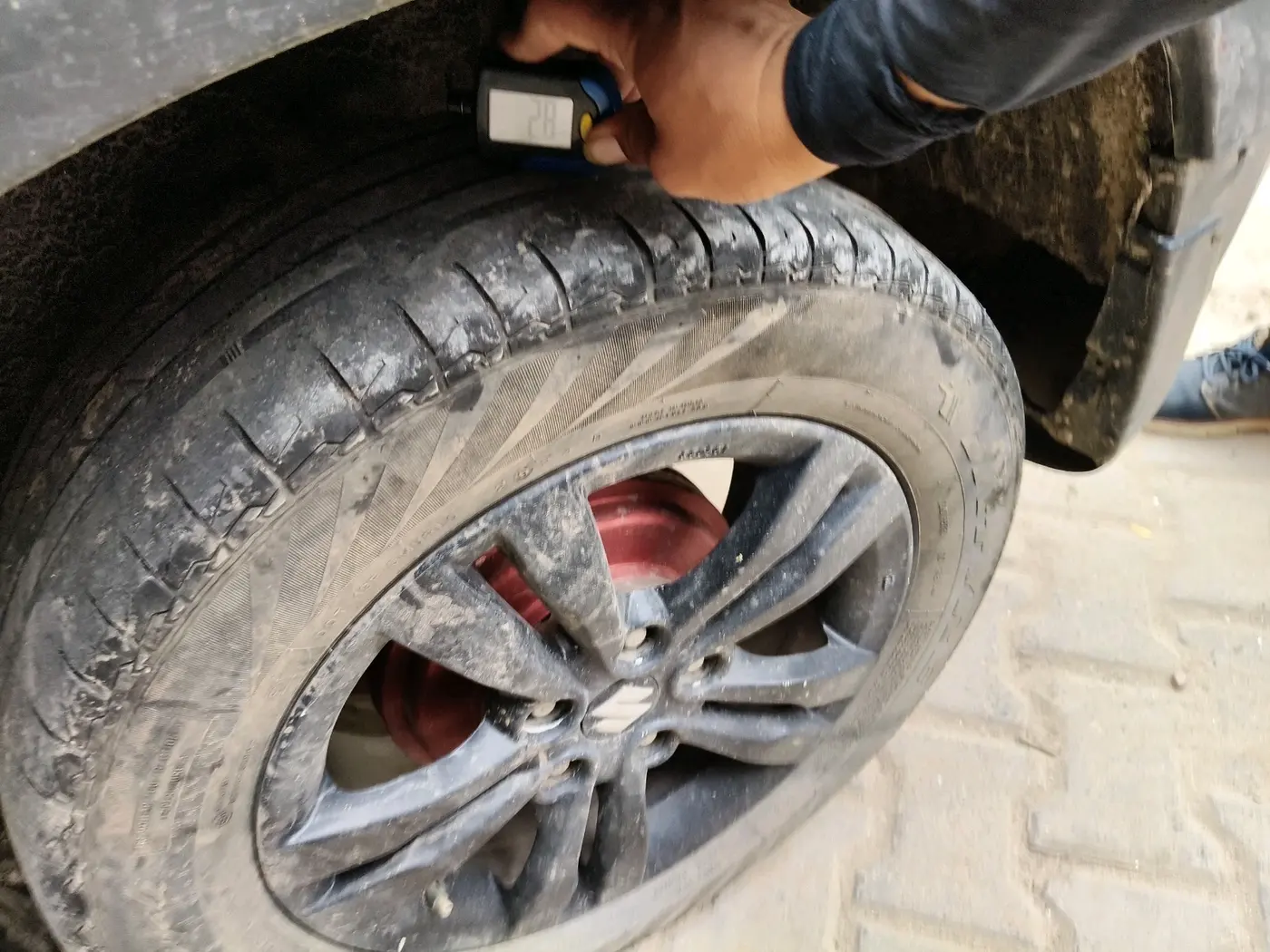 2019 Maruti Vitara Brezza ZDI PLUS DUAL TONE, Diesel, Manual, 1,33,292 km, tyre