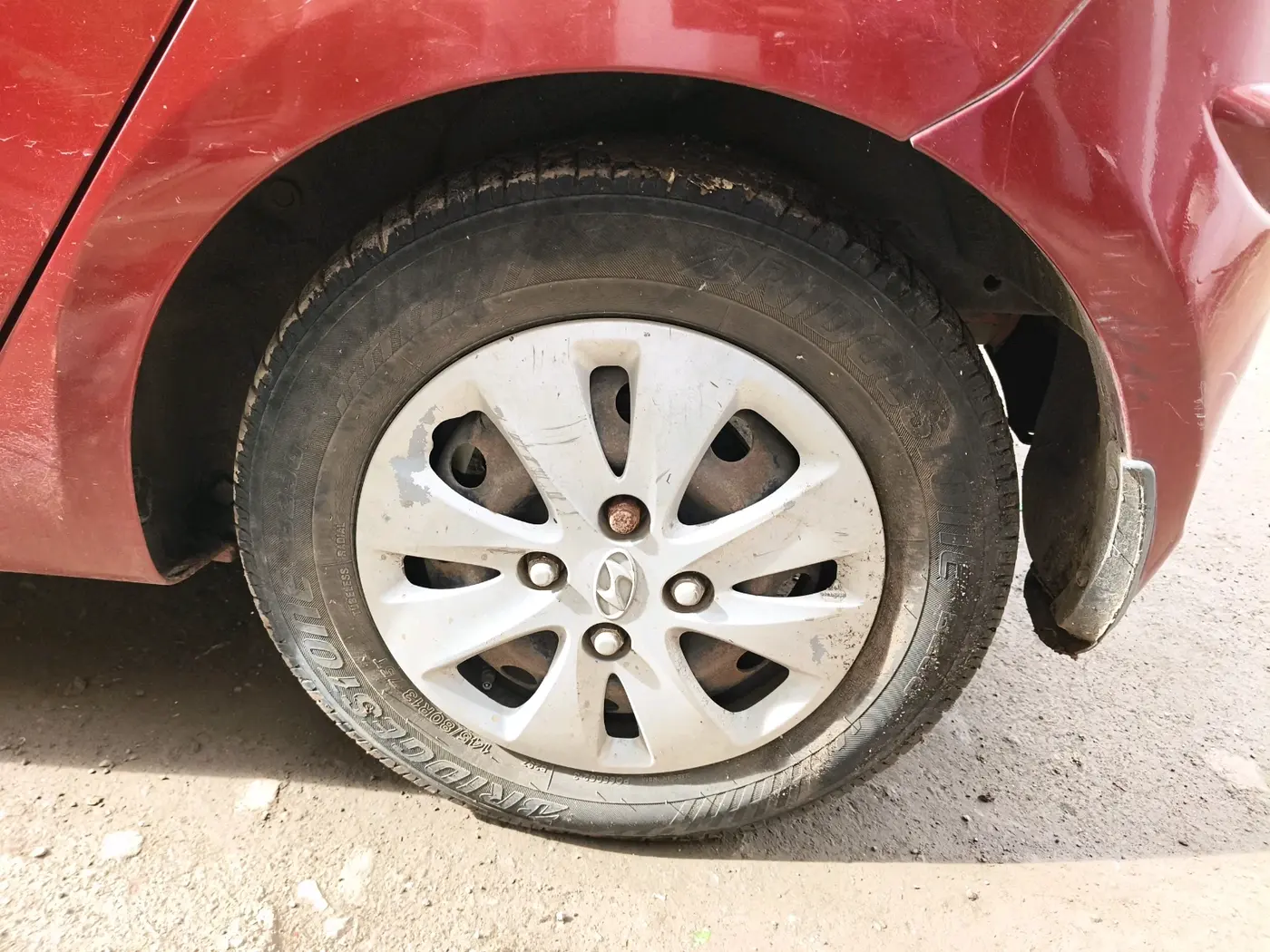 2012 Hyundai i10 MAGNA 1.1 LPG, Petrol, Manual, 90,742 km, tyre
