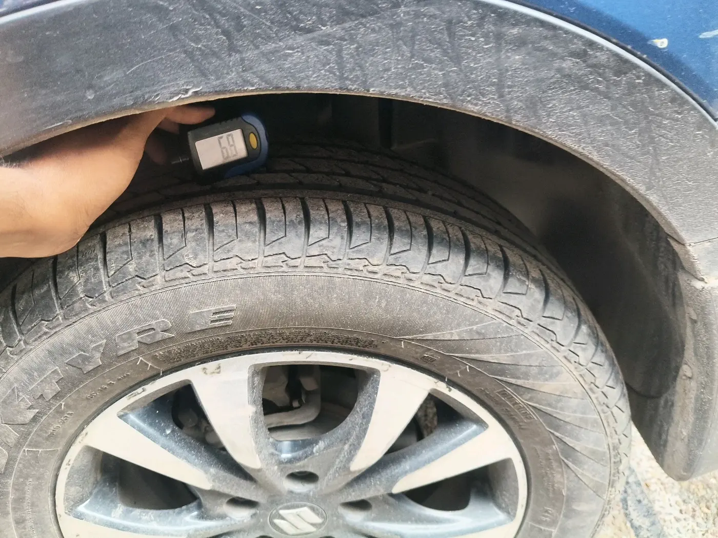 2021 Maruti S Cross SIGMA 1.5, Petrol, Manual, 65,981 km, tyre