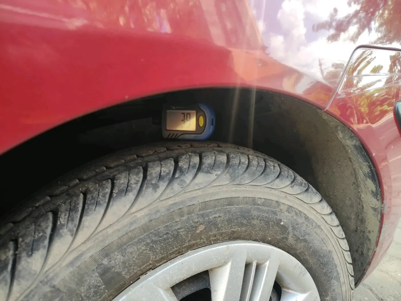 2012 Hyundai Santro Xing GLS, Petrol, Manual, 23,782 km, tyre