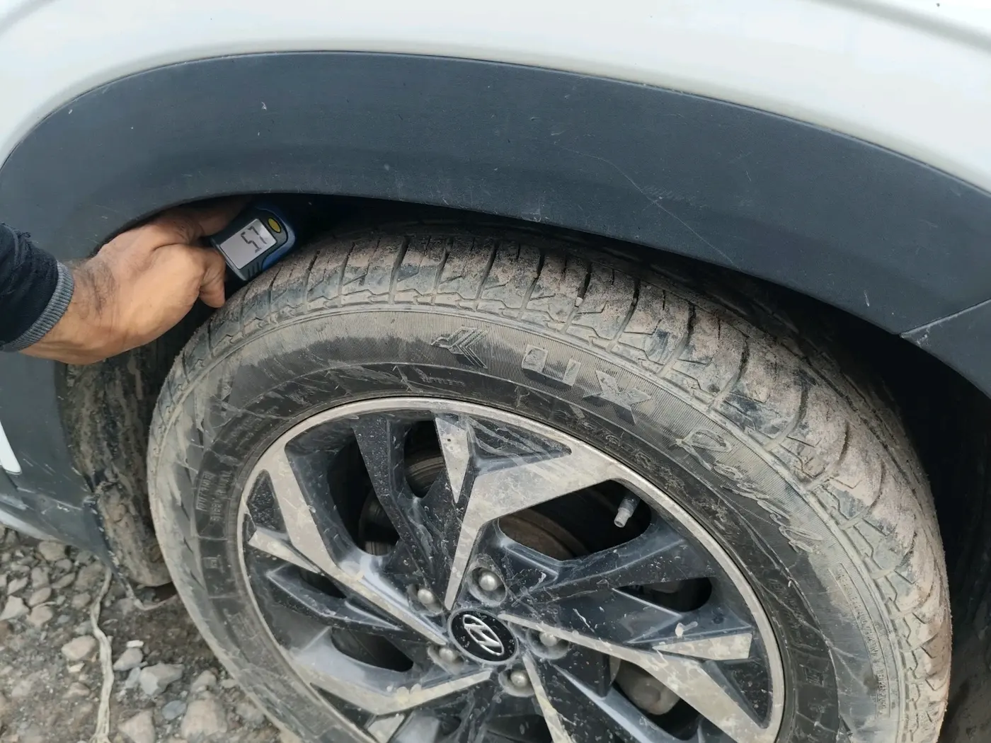 2020 Hyundai Creta SX (O) AT 1.5 DIESEL, Diesel, Automatic, 98,408 km, tyre