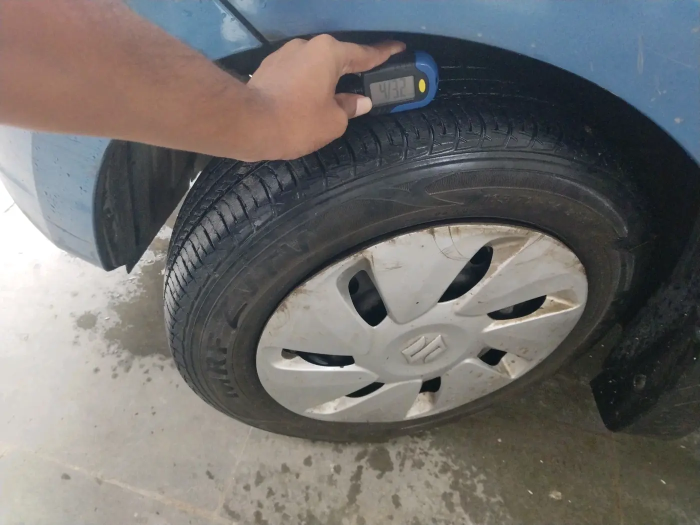2014 Maruti Celerio VXI, Petrol, Manual, 92,997 km, tyre