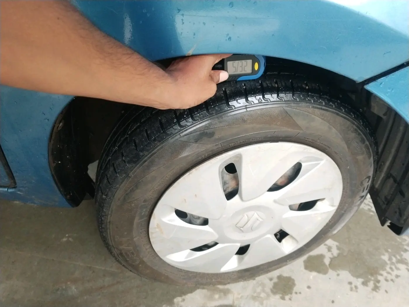 2014 Maruti Celerio VXI, Petrol, Manual, 92,997 km, tyre