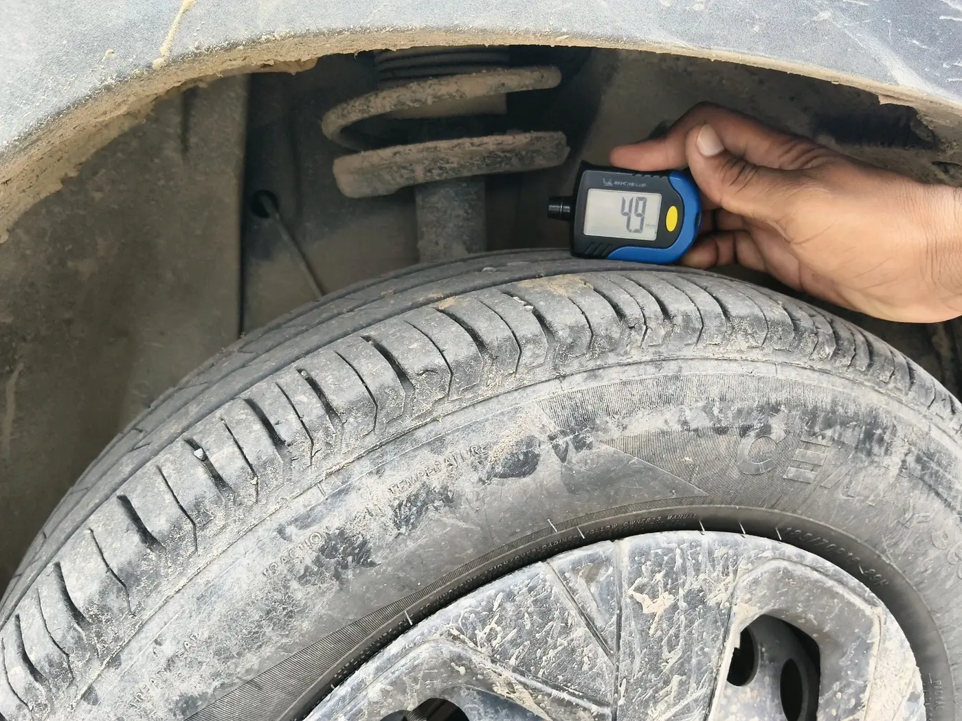 2023 Tata PUNCH PURE MT, CNG, Manual, 1,11,632 km, tyre