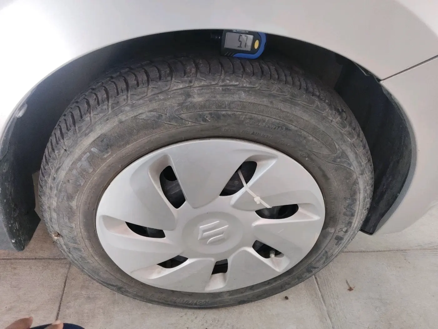 2014 Maruti Celerio VXI, Petrol, Manual, 9,382 km, tyre