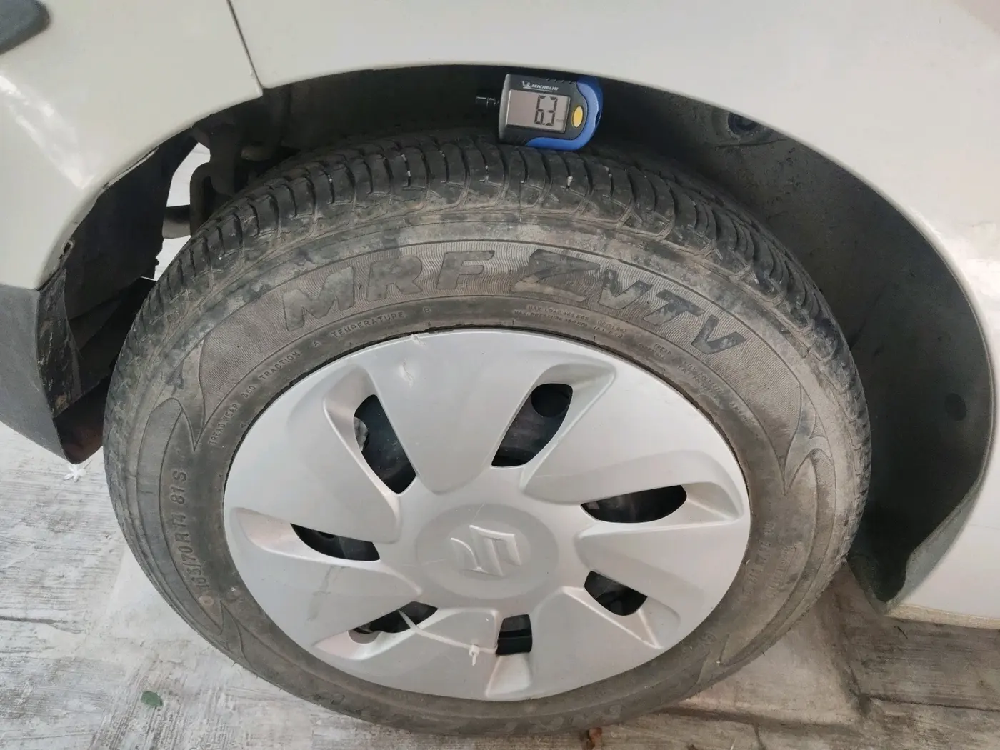 2014 Maruti Celerio VXI, Petrol, Manual, 9,382 km, tyre