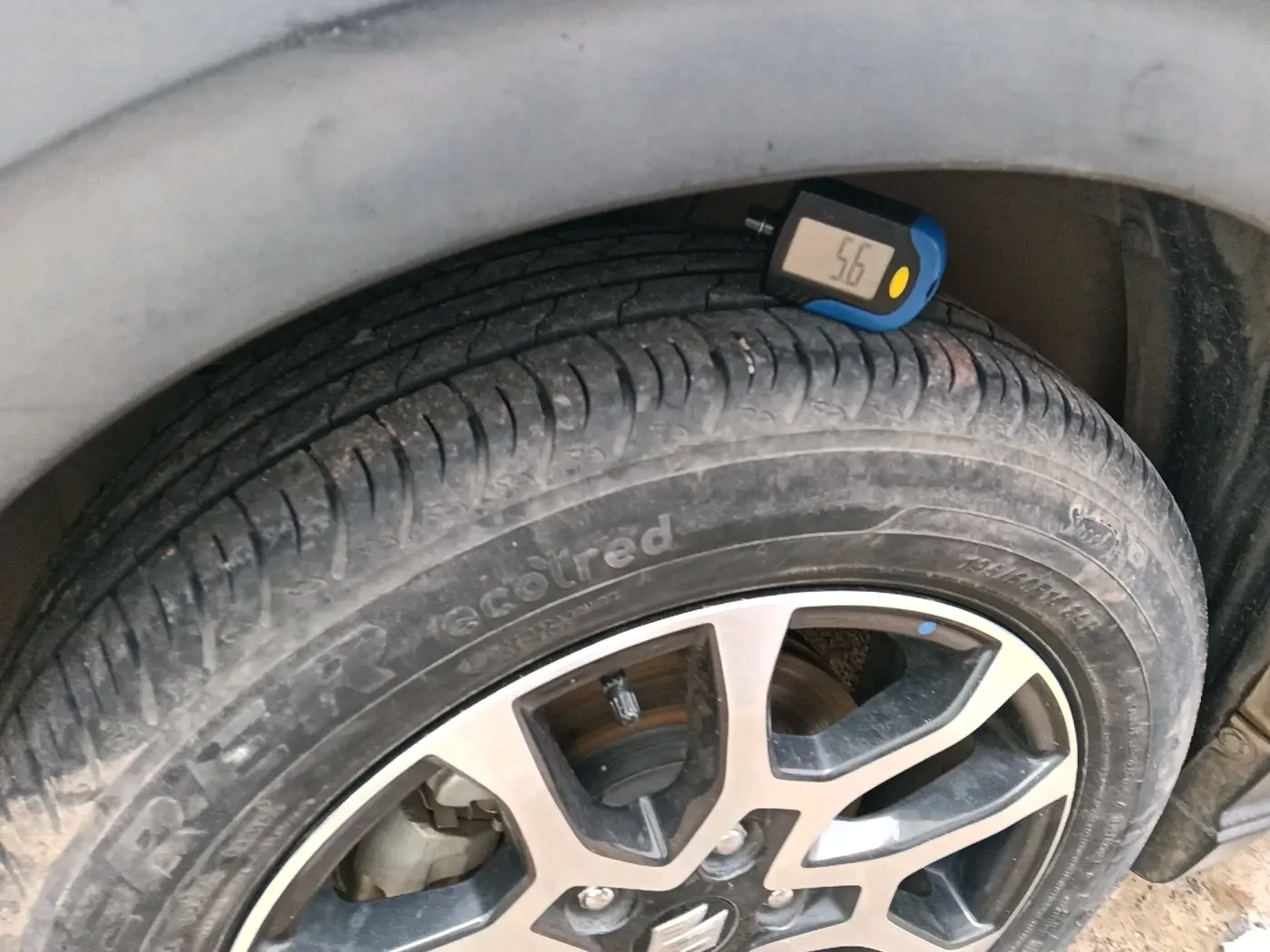 2024 Maruti XL6 ZETA AT, Petrol, Automatic, 19,067 km, tyre