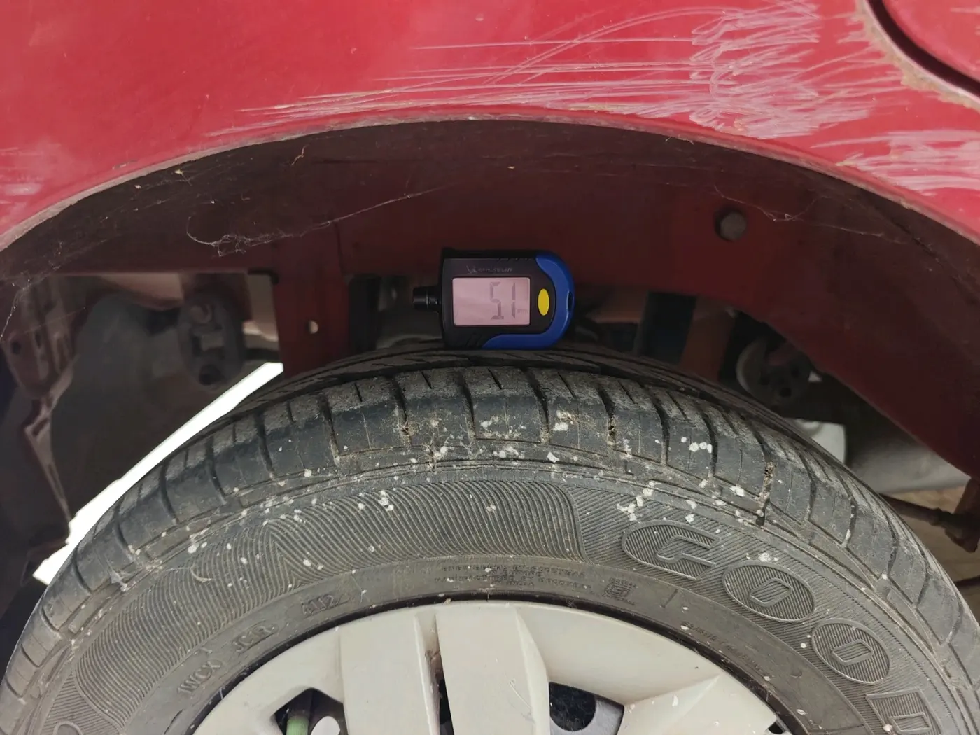 2012 Maruti Alto 800 LXI, Petrol, Manual, 11,616 km, tyre