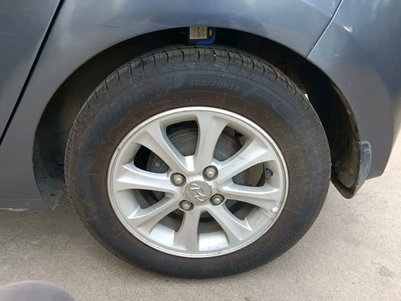 2014 Hyundai Grand i10 ASTA AT 1.2 KAPPA VTVT, Petrol, Automatic, 89,725 km, tyre