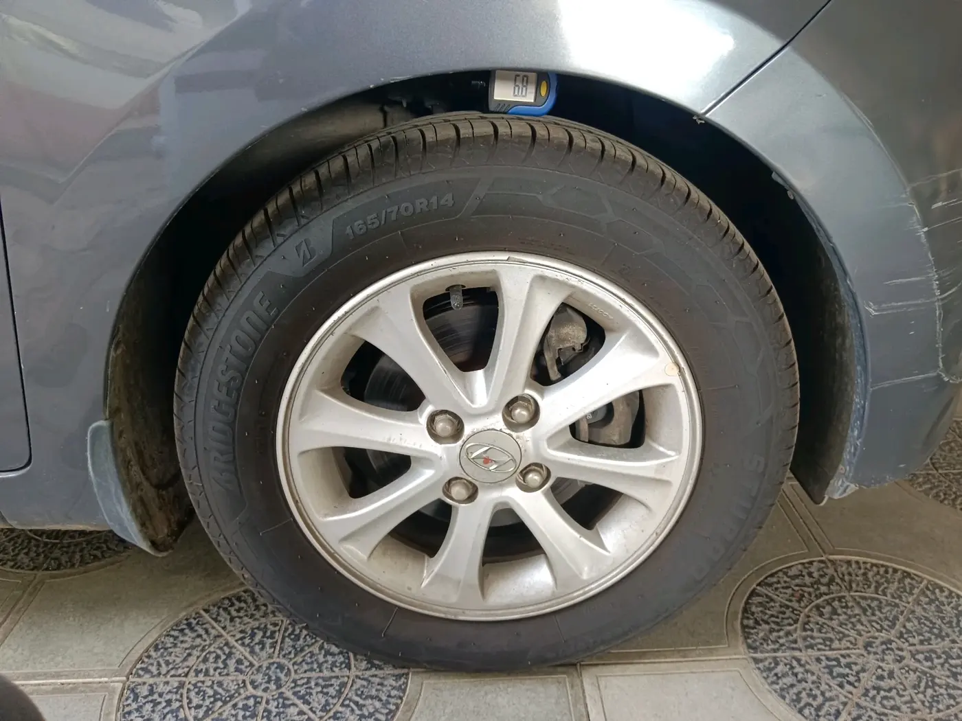 2014 Hyundai Grand i10 ASTA AT 1.2 KAPPA VTVT, Petrol, Automatic, 89,725 km, tyre