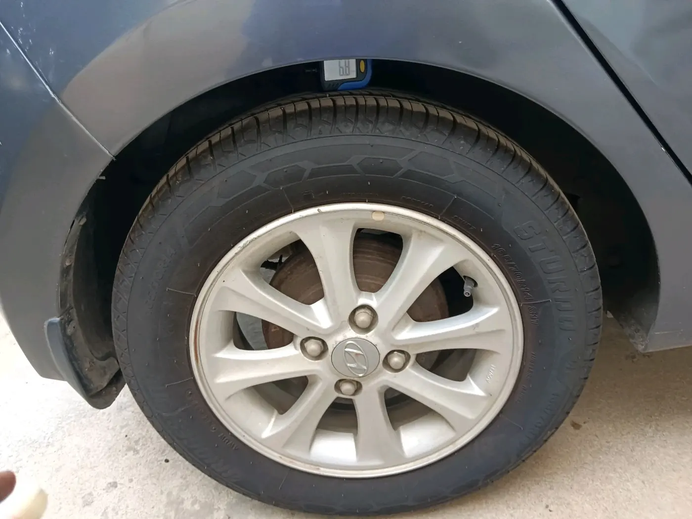 2014 Hyundai Grand i10 ASTA AT 1.2 KAPPA VTVT, Petrol, Automatic, 89,725 km, tyre