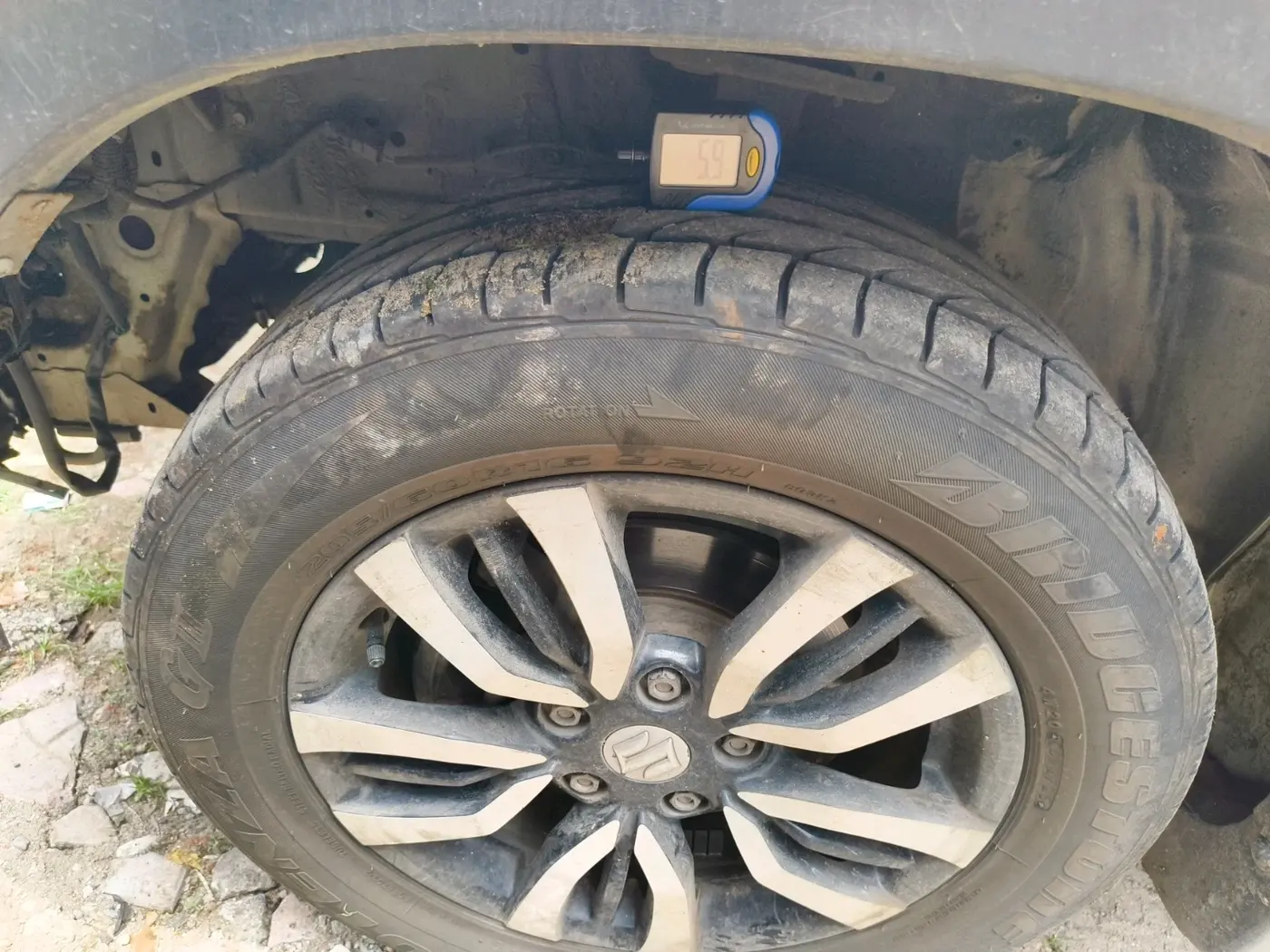 2017 Maruti Vitara Brezza VDI (O), Diesel, Manual, 1,24,200 km, tyre