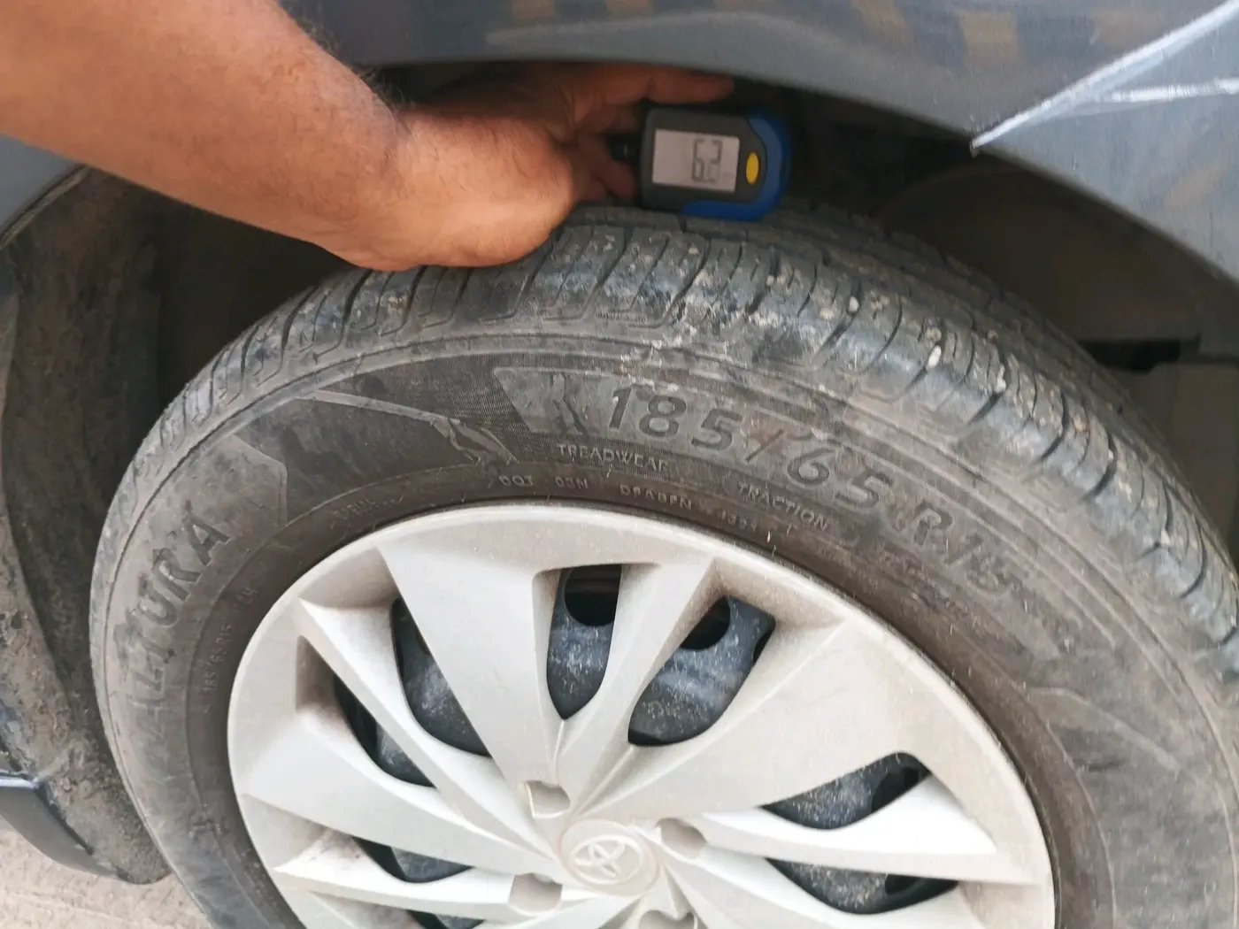 2022 Toyota Glanza S, Petrol, Manual, 10,913 km, tyre