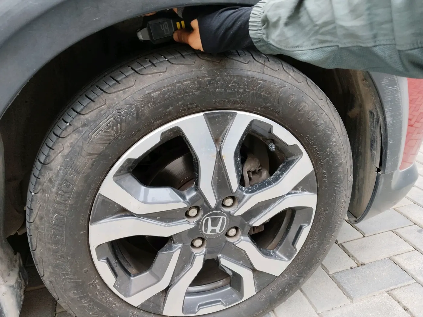 2019 Honda WR-V 1.2L I-VTEC VX MT, Petrol, Manual, 83,413 km, tyre