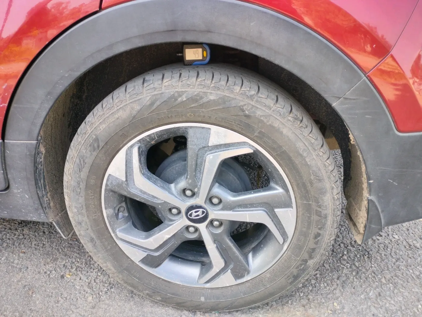 2018 Hyundai Creta SX AT 1.6 PETROL, Petrol, Automatic, 71,973 km, tyre