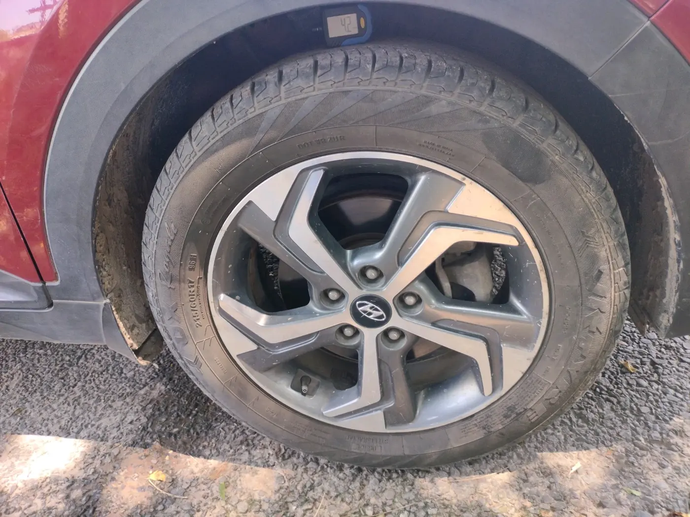 2018 Hyundai Creta SX AT 1.6 PETROL, Petrol, Automatic, 71,973 km, tyre
