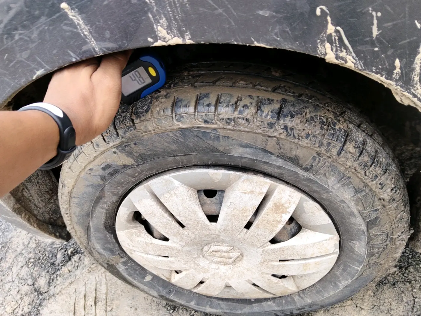 2019 Maruti Alto LXI, Petrol, Manual, 68,551 km, tyre