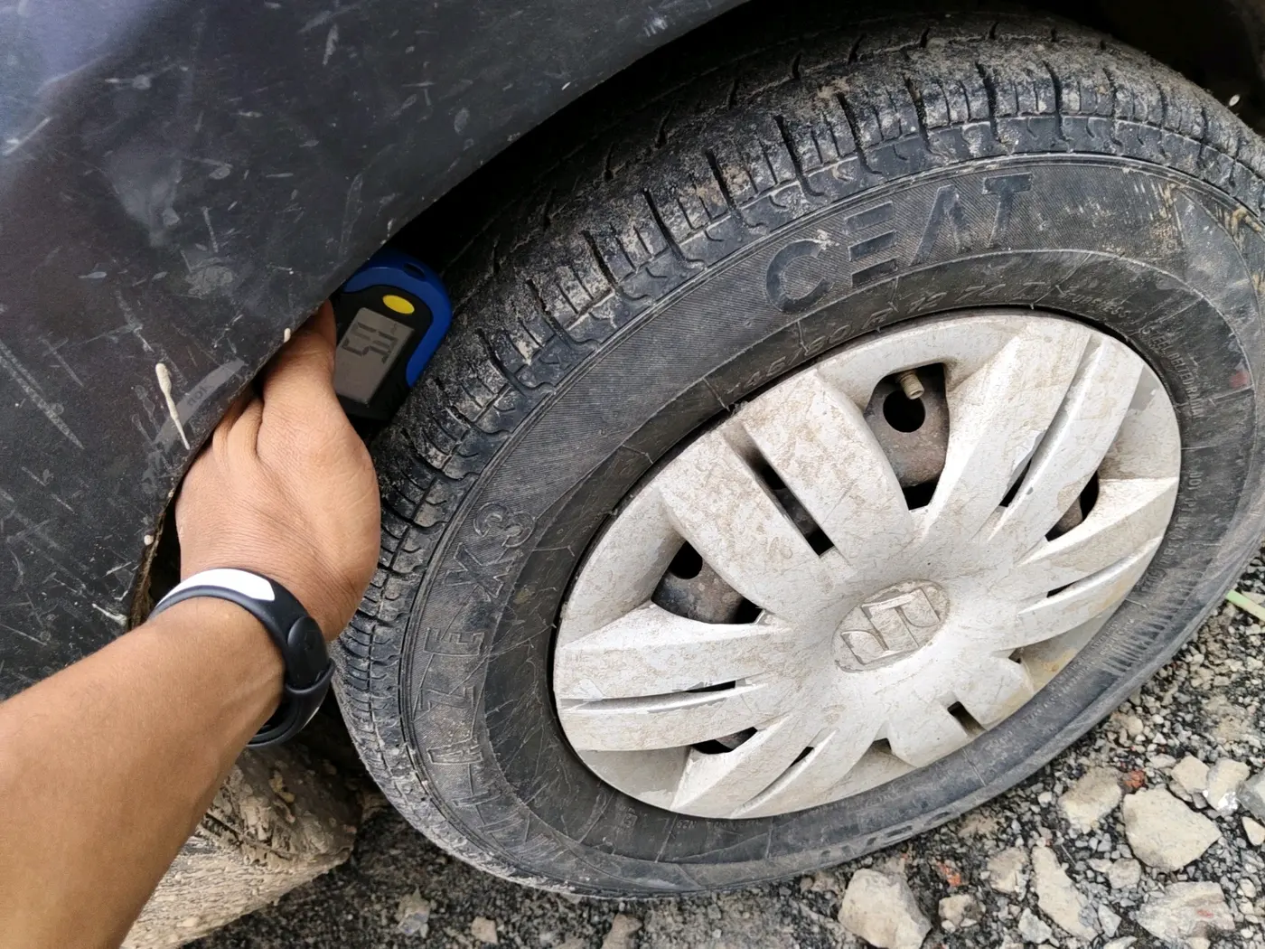 2019 Maruti Alto LXI, Petrol, Manual, 68,551 km, tyre