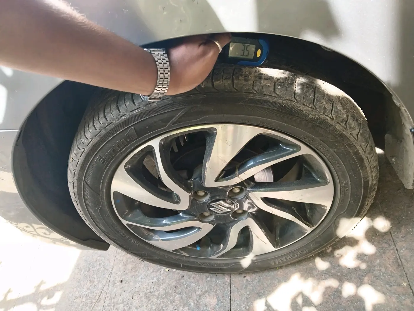 2020 Maruti Baleno ALPHA CVT PETROL 1.2, Petrol, Automatic, 1,10,460 km, tyre