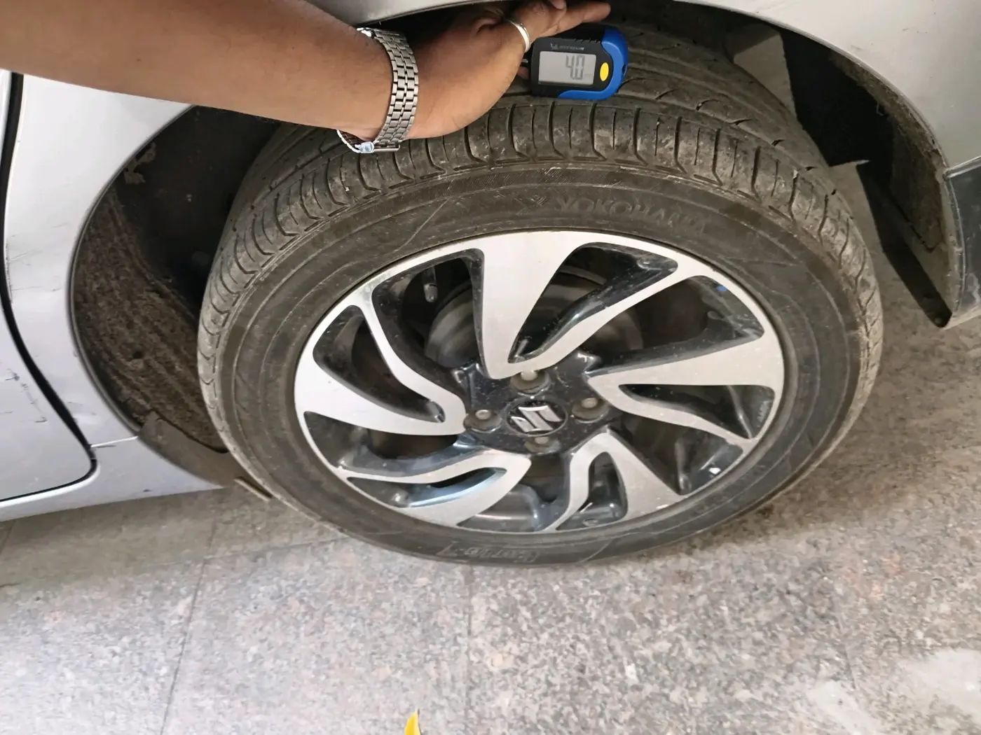 2020 Maruti Baleno ALPHA CVT PETROL 1.2, Petrol, Automatic, 1,10,460 km, tyre